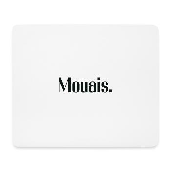 Mouais. | Cadeau pour ados ou râleurs - Tapis de souris (format paysage) - blanc - Devant