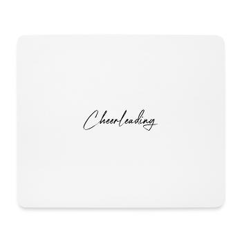 Cheerleading Schriftzug - Mousepad (Querformat) - Weiß - Vorne