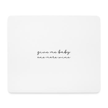Red Wine White Wine Rosé Sweet Sweet - Mouse Pad (horizontal) - white - Front