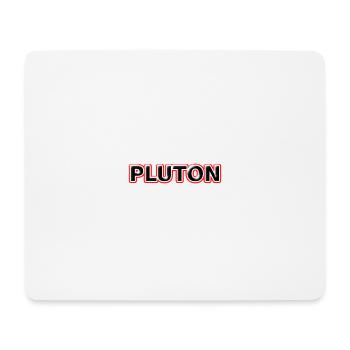 PLUTON - Mousepad (Querformat) - Weiß - Vorne