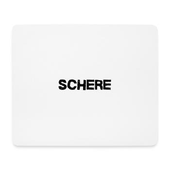 Scissors - youth word - Mouse Pad (horizontal) - white - Front