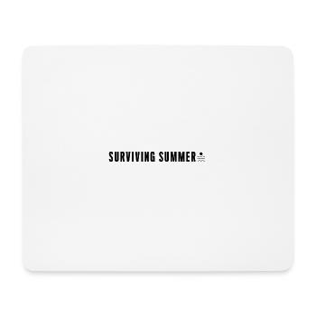 Surviving Summer - Tapis de souris (format paysage) - blanc - Devant