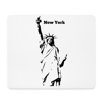New York - Mousepad (Querformat) - Weiß - Vorne