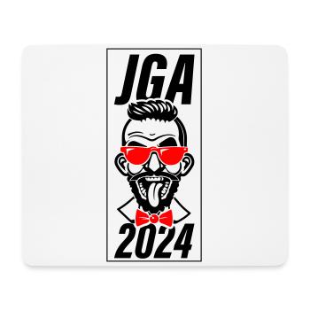 Enterrement de vie de garçon 2024 - Tapis de souris (format paysage) - blanc - Devant
