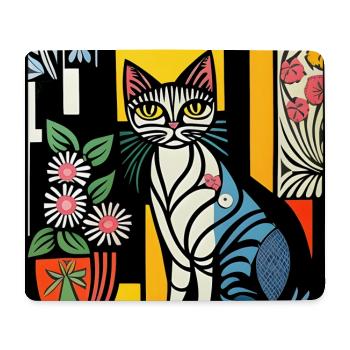 katzen 128red - Mousepad (Querformat) - Weiß - Vorne