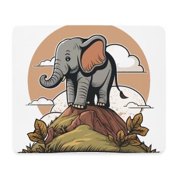 The Elephantine King - Mouse Pad (horizontal) - white - Front
