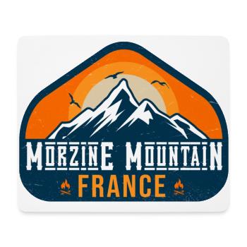Morzine Frankreich Berg - Mousepad (Querformat) - Weiß - Vorne