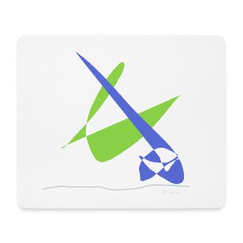 Line color - Mousepad (Querformat) - Weiß - Vorne