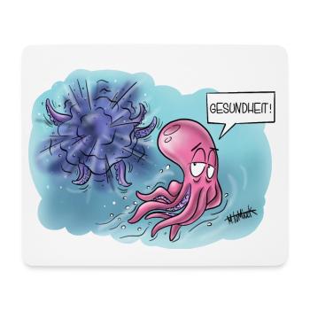 Gesundheit Tintenfisch! - Mousepad (Querformat) - Weiß - Vorne
