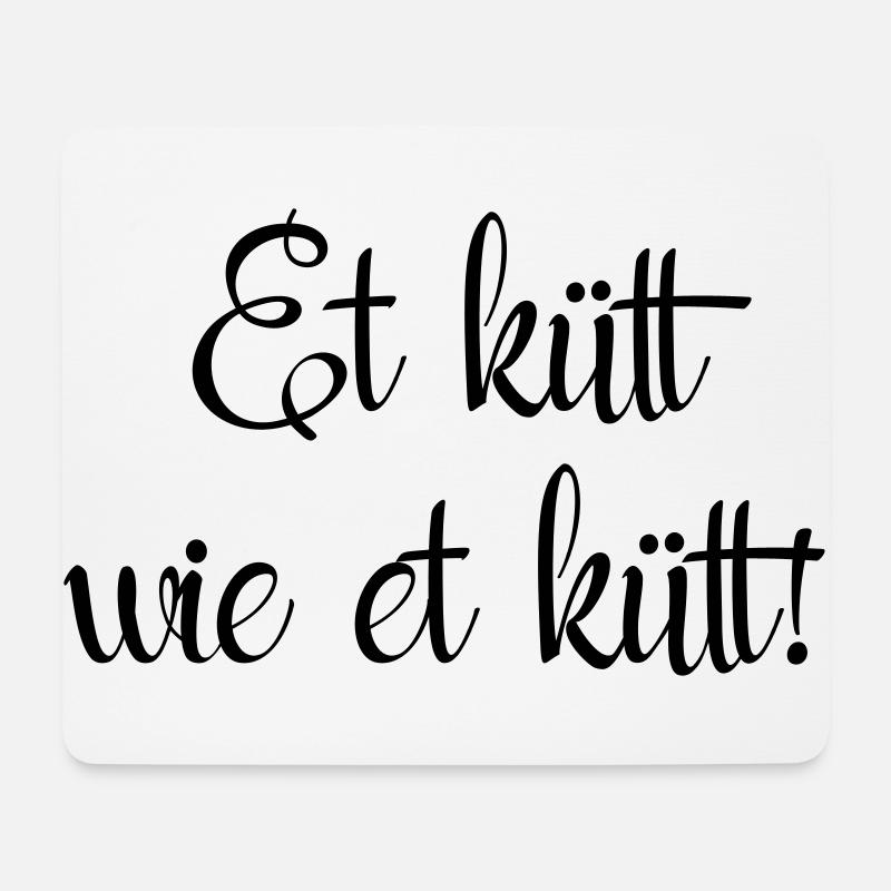 Köln Kölnerisch wie et kuett Kölsch Lustig Spruch - Mousepad (Querformat) - Weiß