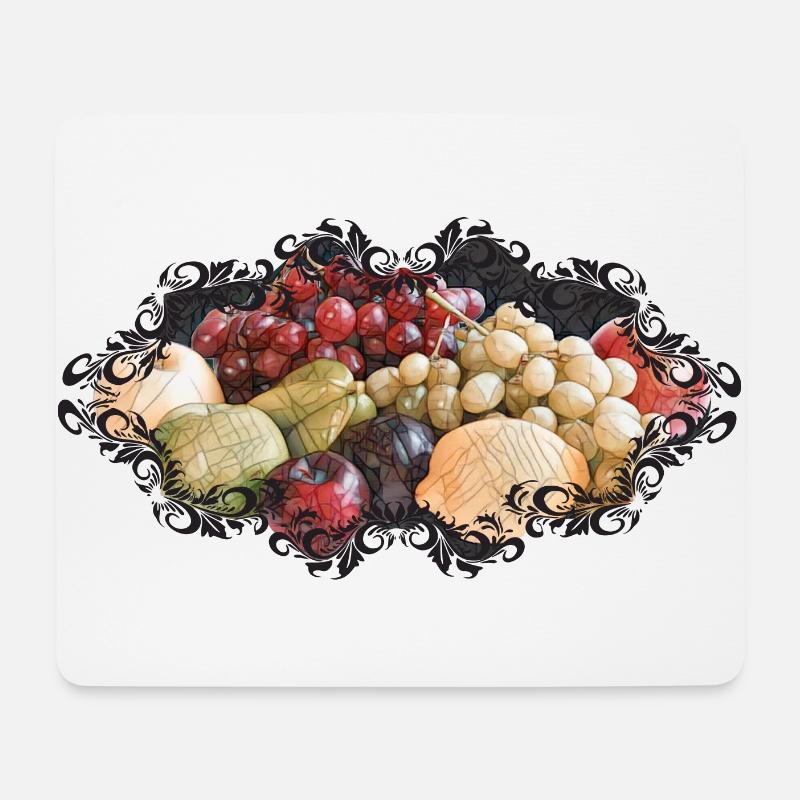 Fruity - Mousepad (Querformat) - Weiß