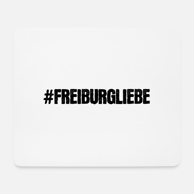 Freiburg Liebe - Mousepad (Querformat) - Weiß