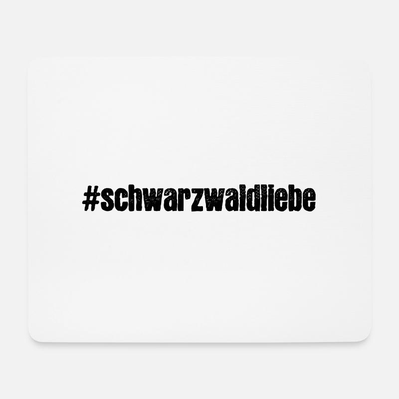 Schwarzwaldliebe - Mousepad (Querformat) - Weiß