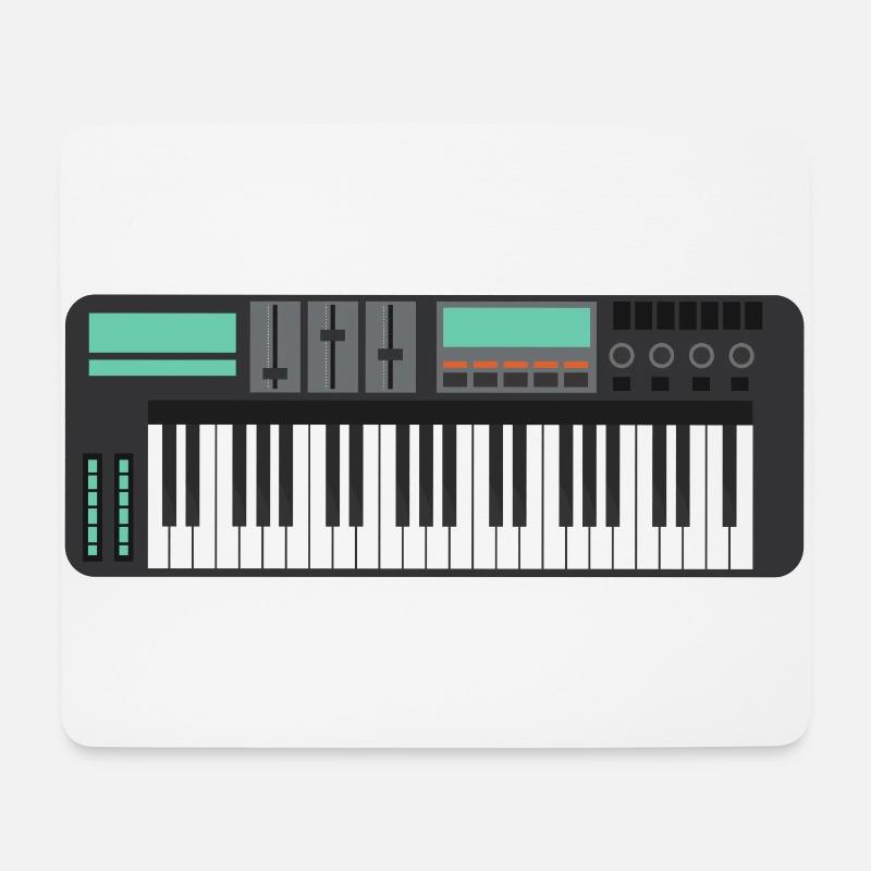 Keyboard Controller - Mousepad (Querformat) - Weiß