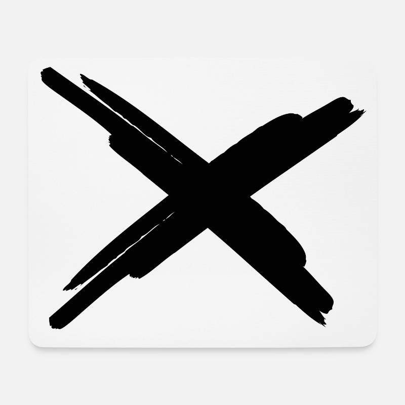 X - Mouse Pad (horizontal) - white