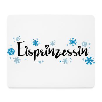 Princesse de glace - Tapis de souris (format paysage) - blanc - Devant