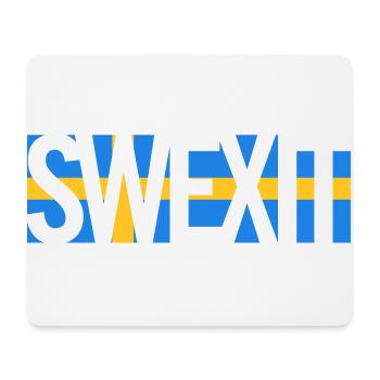 SWEXIT - Tapis de souris (format paysage) - blanc - Devant