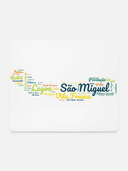 Azoren Sao Miguel São Miguel Island - Mousepad (Querformat) - Weiß