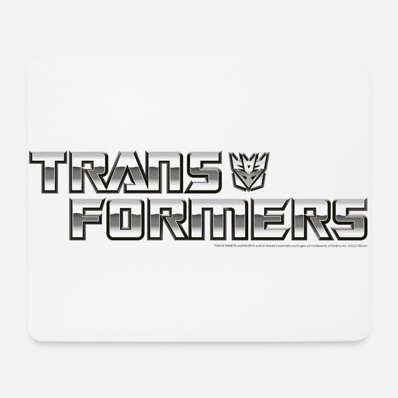 Transformers G1 Autobots Logo - Musemåtte (tværformat) - hvid