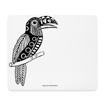 Toucan - Mouse Pad (horizontal) - white - Front