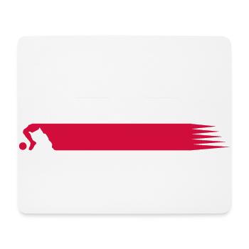 Poland Flag - Football National Team - Tapis de souris (format paysage) - blanc - Devant
