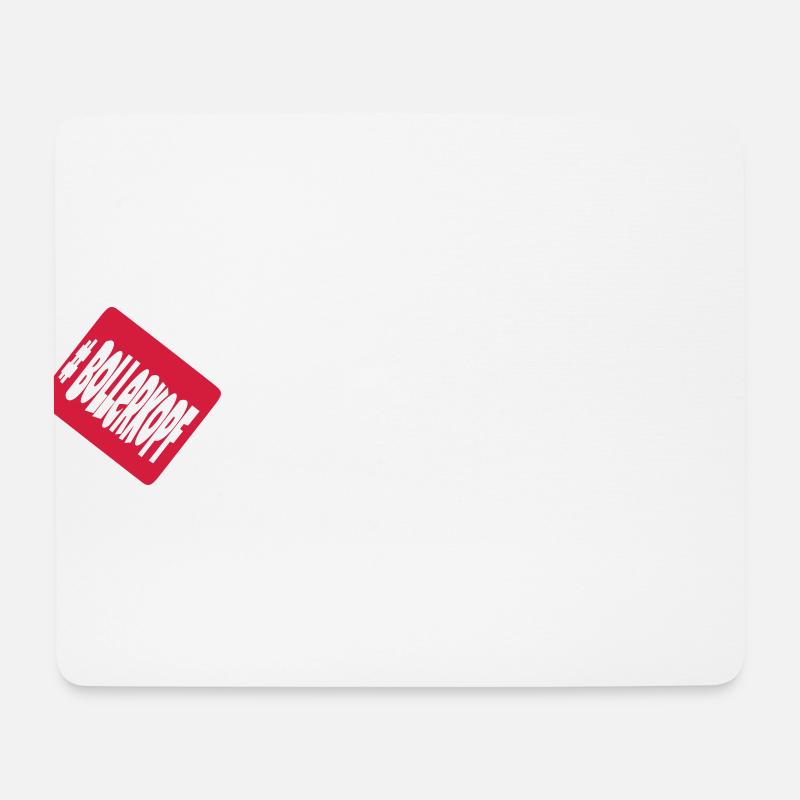 Bollerkopf Hunderassen Bulldoge - Mousepad (Querformat) - Weiß
