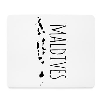 Maldives - Mousepad (Querformat) - Weiß - Vorne