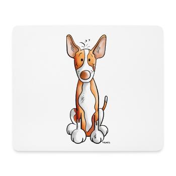Süßer Podenco - Mousepad (Querformat) - Weiß - Vorne