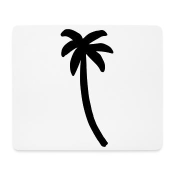 Palme - Mousepad (Querformat) - Weiß - Vorne