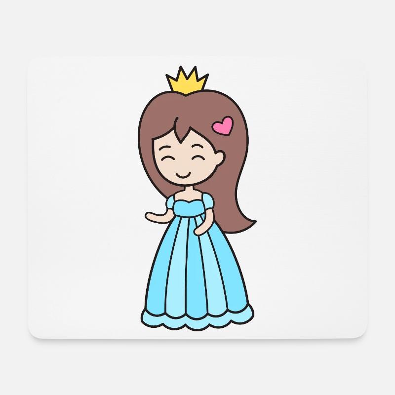 Prinzessin - Mousepad (Querformat) - Weiß