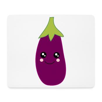 Aubergine Légume Costume Carnaval Carnaval - Tapis de souris (format paysage) - blanc - Devant