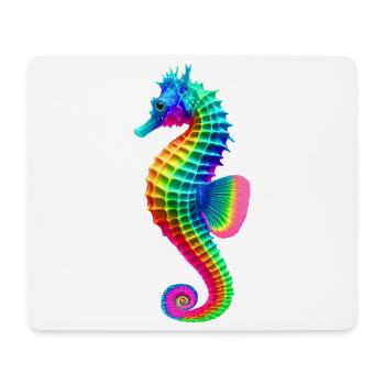 Seepferdchen (01) - Mousepad (Querformat) - Weiß - Vorne