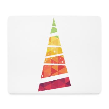 Sapin de Noël - Weihnachtsbaum - Weihnachten - Tapis de souris (format paysage) - blanc - Devant