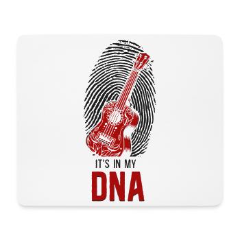 Hawaiian Ukulele Uke Fingerprint - Mousepad (Querformat) - Weiß - Vorne