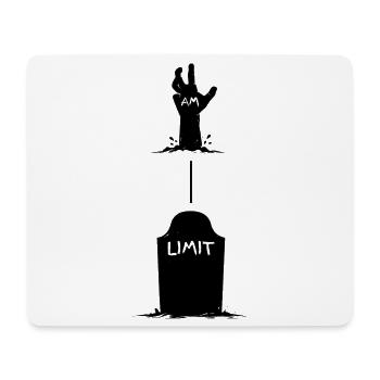 Hand rises from grave - Mouse Pad (horizontal) - white - Front