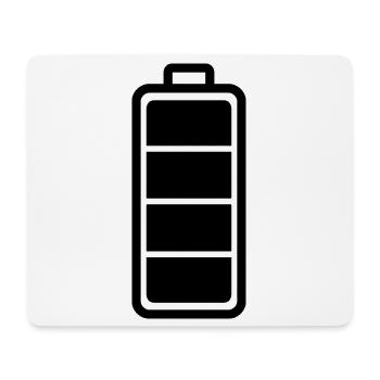 low battery - Mouse Pad (horizontal) - white - Front