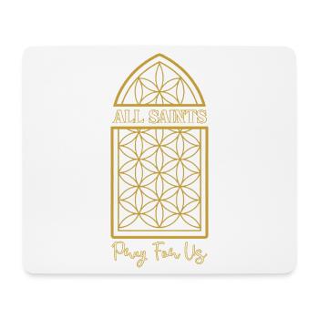 Allerheiligen-Tag betet für uns römisch-katholische - Mousepad (Querformat) - Weiß - Vorne