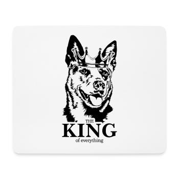 Bouvier australien roi de tout Wilsigns - Tapis de souris (format paysage) - blanc - Devant