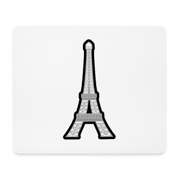 Eiffel tower - Mouse Pad (horizontal) - white - Front