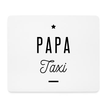 papa taxi - Tapis de souris (format paysage) - blanc - Devant
