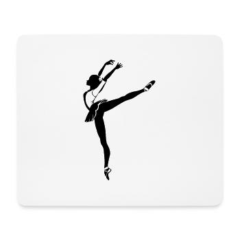 Ballet Dancer Illustration - Sports Design - Mousepad (Querformat) - Weiß - Vorne