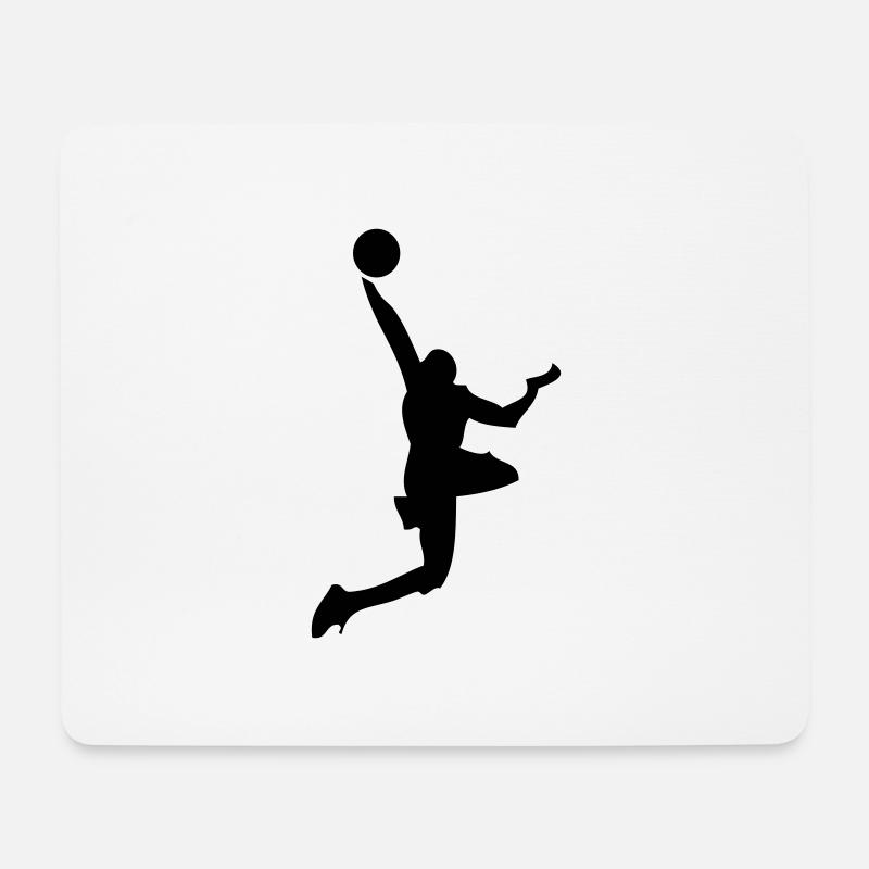 Basketball - Mouse Pad (horizontal) - white