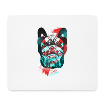 Bully Superstar - Mousepad (Querformat) - Weiß - Vorne