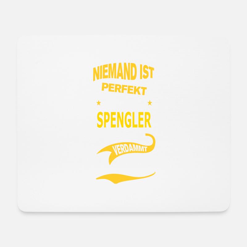 SPENGLER - Mousepad (Querformat) - Weiß