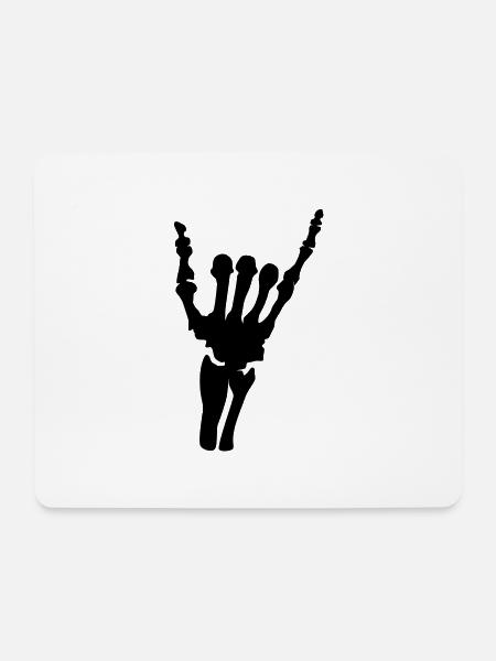 hang_loose_vec_1 de - Mousepad (Querformat) - Weiß