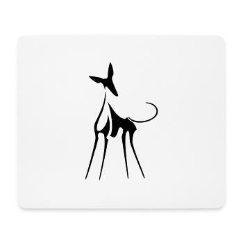 Podenco - Mousepad (Querformat) - Weiß - Vorne