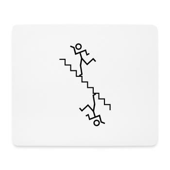 stair way - Mousepad (Querformat) - Weiß - Vorne