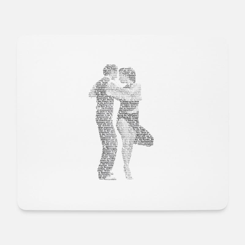 Lateintanz - Mousepad (Querformat) - Weiß