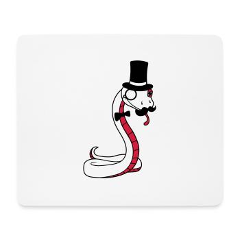 Monsieur Messieurs Cylindre riche monocle lunettes s - Tapis de souris (format paysage) - blanc - Devant
