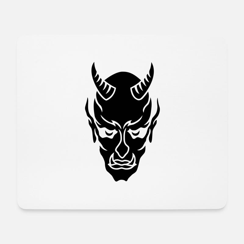 teufel - Mousepad (Querformat) - Weiß